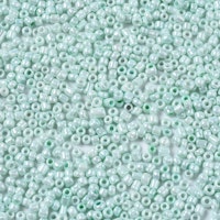 Seed beads 2-3 mm aqua, ca 250 st