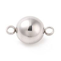 Rostfritt stål magnetlås rund 8 mm, 1 st