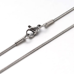 Rostfritt stål kedja snakechain 60 cm, 1 st
