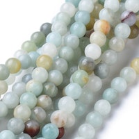 Amazonite 2 mm, 1 sträng 