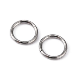 Rostfritt stål bindringar 6 mm, ca 1000 st