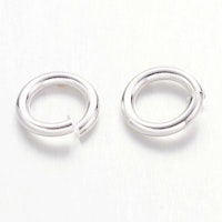 REA: Silverfärgade bindringar 4 mm, ca 1000 st