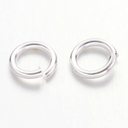 REA: Silverfärgade bindringar 4 mm, ca 1000 st