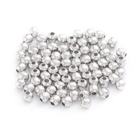 Kirurgiskt stål pärlor 2 mm, ca 500 st