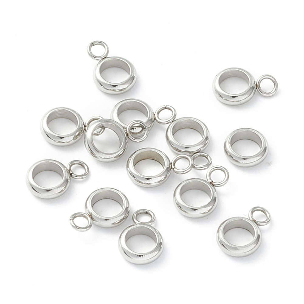 Rostfritt stål smala hangers, ca 50 st