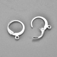 Silverfärgat rostfritt stål runda brisyrer, ca 100 st
