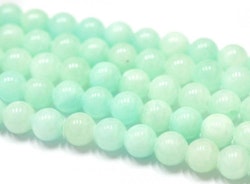 Jade 18 mm ljus aqua, 1 st