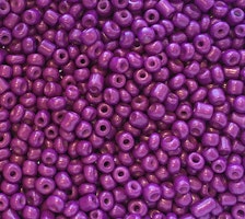 Seed beads 4 mm lila, ca 150 st