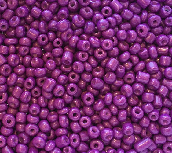 Seed beads 4 mm lila, ca 2500 st