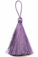 Handgjord silkestofs violet, 1 st