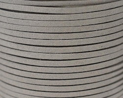 REA: Mockaband 3 mm ljusgrå, 1 m