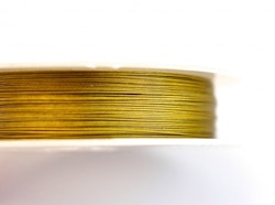 Wiretråd guld 0.38 mm, 1 rulle