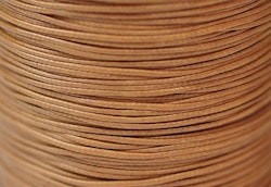 Vaxad bomullstråd 0.5 mm ljusbrun, 1 rulle