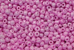 Seed beads 4 mm rosa, ca 2500 st