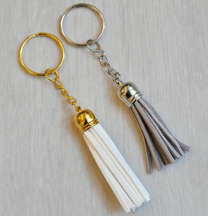 Guldfärgad nyckelring, 10 st - Bicone Design AB - Pärlor och smyckesdelar