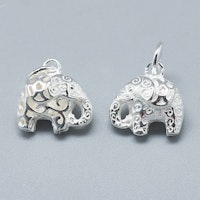 Sterling silver berlock elefant, 1 st