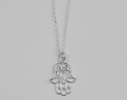 Sterling silver berlock stor hamsa hand, 1 st