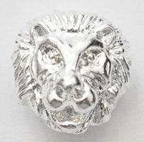 Silverfärgad pärla lejon, 1 st