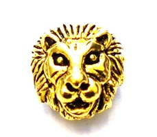Antikt guldfärgat lejon, 1 st