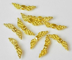 Guldfärgade änglavingar mini, 10 st