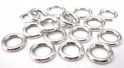 Antikfärgade lödda ringar 8 mm, 50 st
