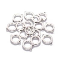 Rostfritt stål connector ring, 1 st