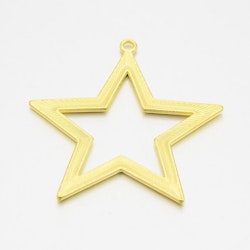 REA: Guldfärgat hänge stjärna, 1 st