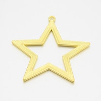 REA: Guldfärgat hänge stjärna, 1 st