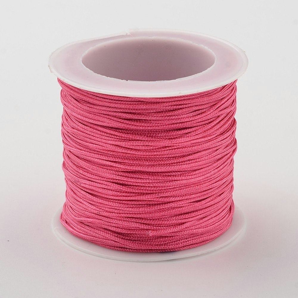 Nylontråd 0.5 mm cerise, 1 rulle