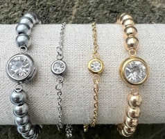 Rostfritt stål med reglerbar armbandslänk, 1 st