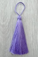 Handgjord silkestofs lila, 1 st