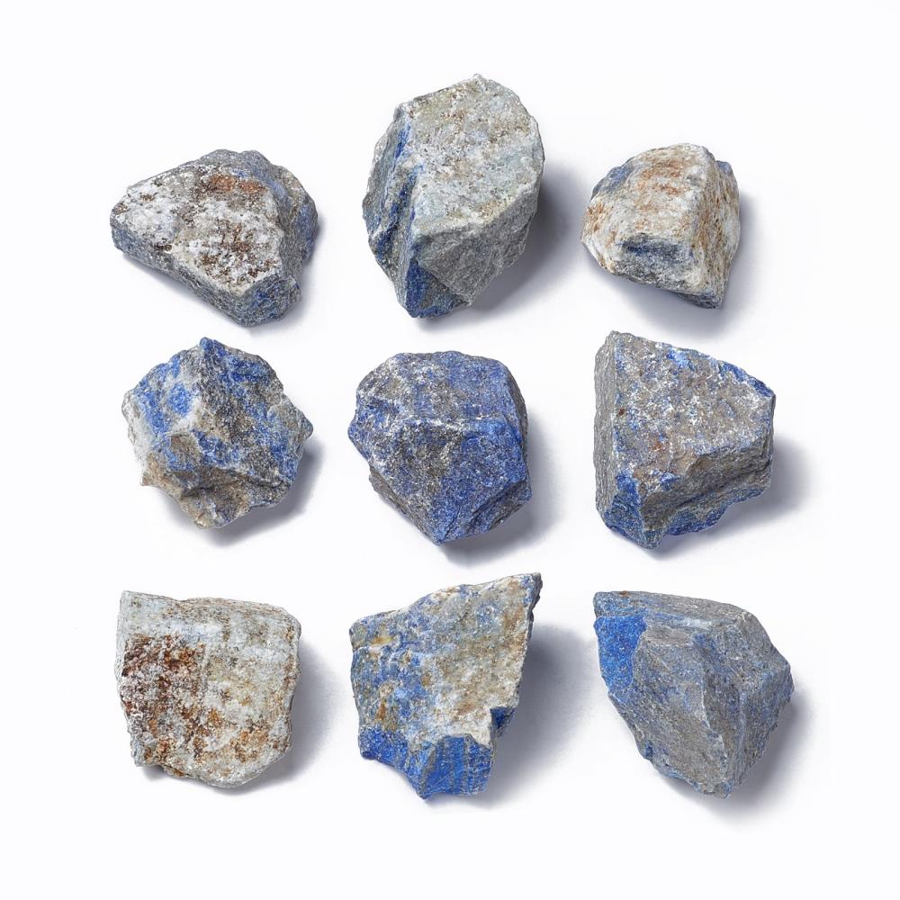 Kristall lapis rå sten, 1 st