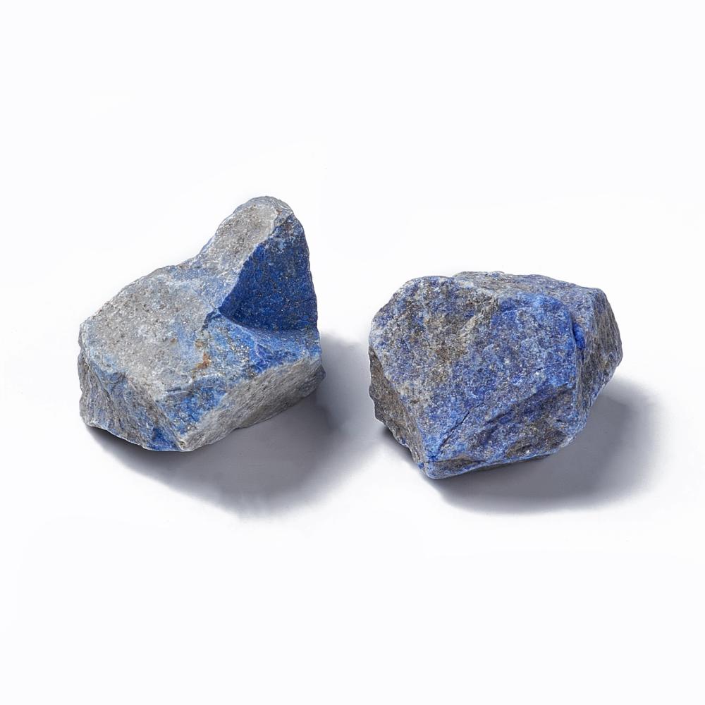Kristall lapis rå sten, 1 st