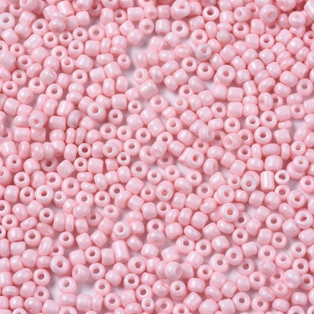Seed beads 2-3 mm rosa, ca 250 st