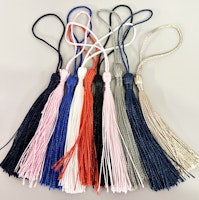REA: Nylontofs 8 cm mix, 10 st