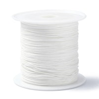Nylontråd 0.4 mm vit, 1 rulle
