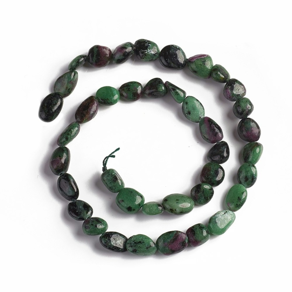 Ruby Zoisite nuggets, 1 sträng