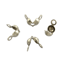 Kirurgiskt stål knutgömmor med öglor 4 mm, 20 st