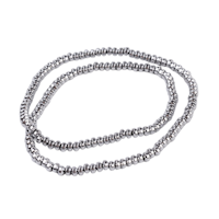 Antikfärgad hematit rondeller 4x2 mm, 1 sträng