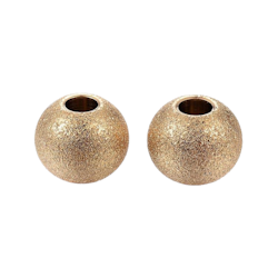 Guldfärgat rostfritt stål stardust pärla 10 mm med PVD plätering, 1 st
