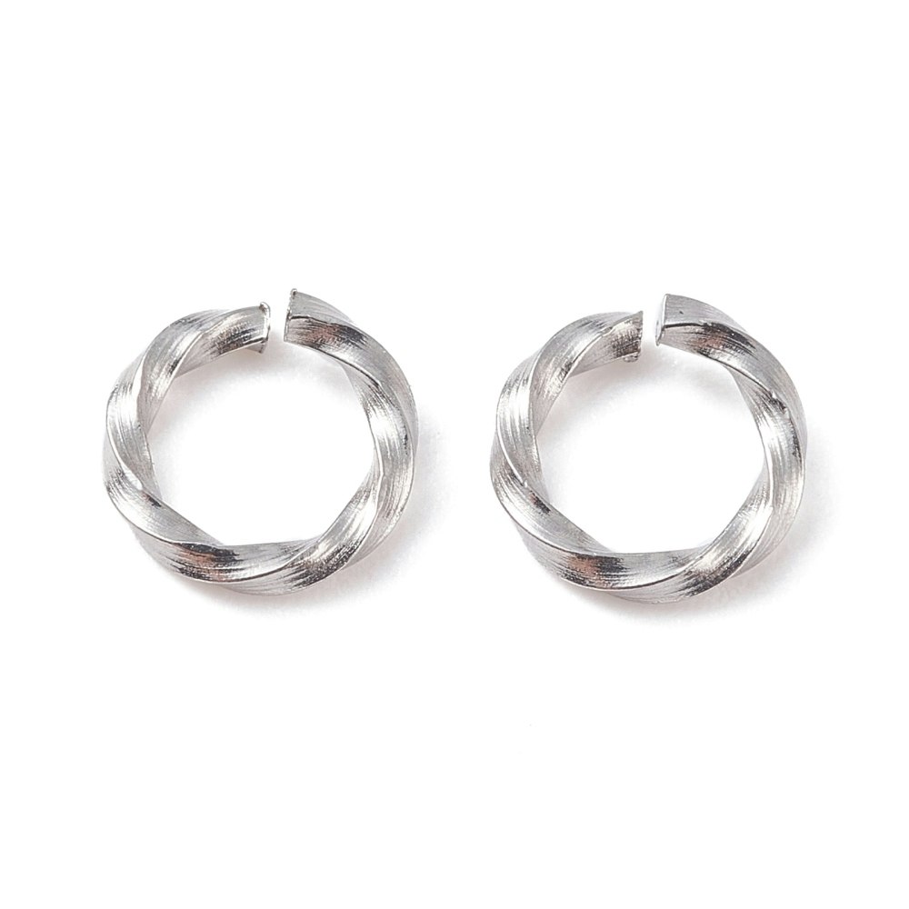 Rostfritt stål twistade bindringar 6 mm, 10 st