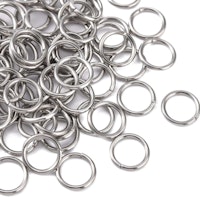 Rostfritt stål bindringar 4 mm, ca 1000 st