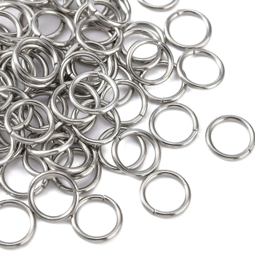 Rostfritt stål bindringar 6 mm, ca 200 st