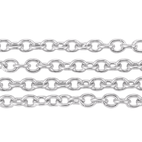Kirurgiskt stål kedja 2.5x2 mm, 5 m