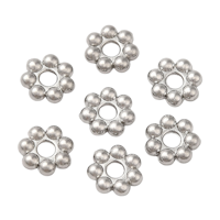 Rostfritt stål daisys 6 mm, 20 st
