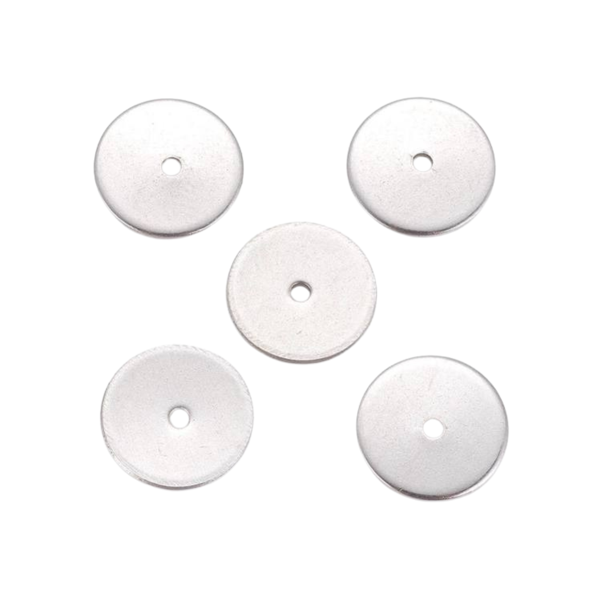 Rostfritt stål tunna rondeller 6 mm, 10 st