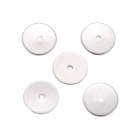 Rostfritt stål tunna rondeller 6 mm, 10 st