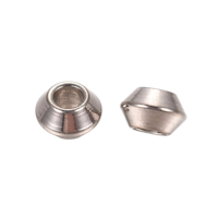 Rostfritt stål slipade rondeller 4 mm, 10 st