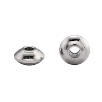 Rostfritt stål slipade rondeller 6 mm, 50 st