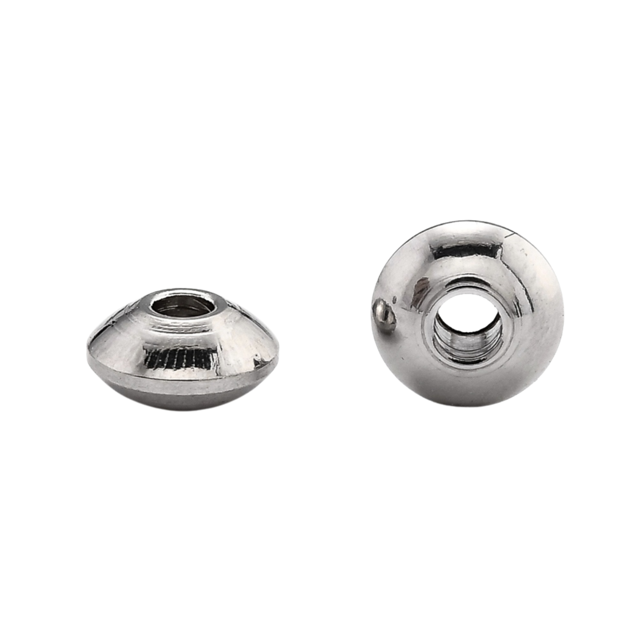 Rostfritt stål slipade rondeller 8 mm, 10 st